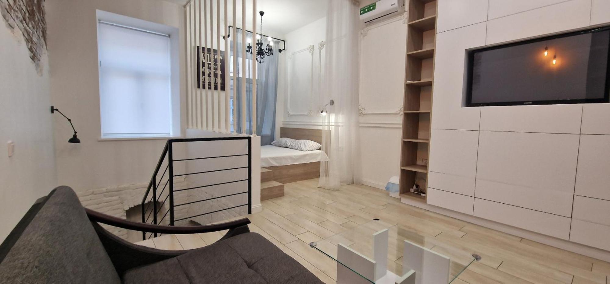 Apartamento Чорно -Білий Люкс В Центрі Leópolis Habitación foto